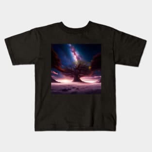 Stunning Starscape Kids T-Shirt